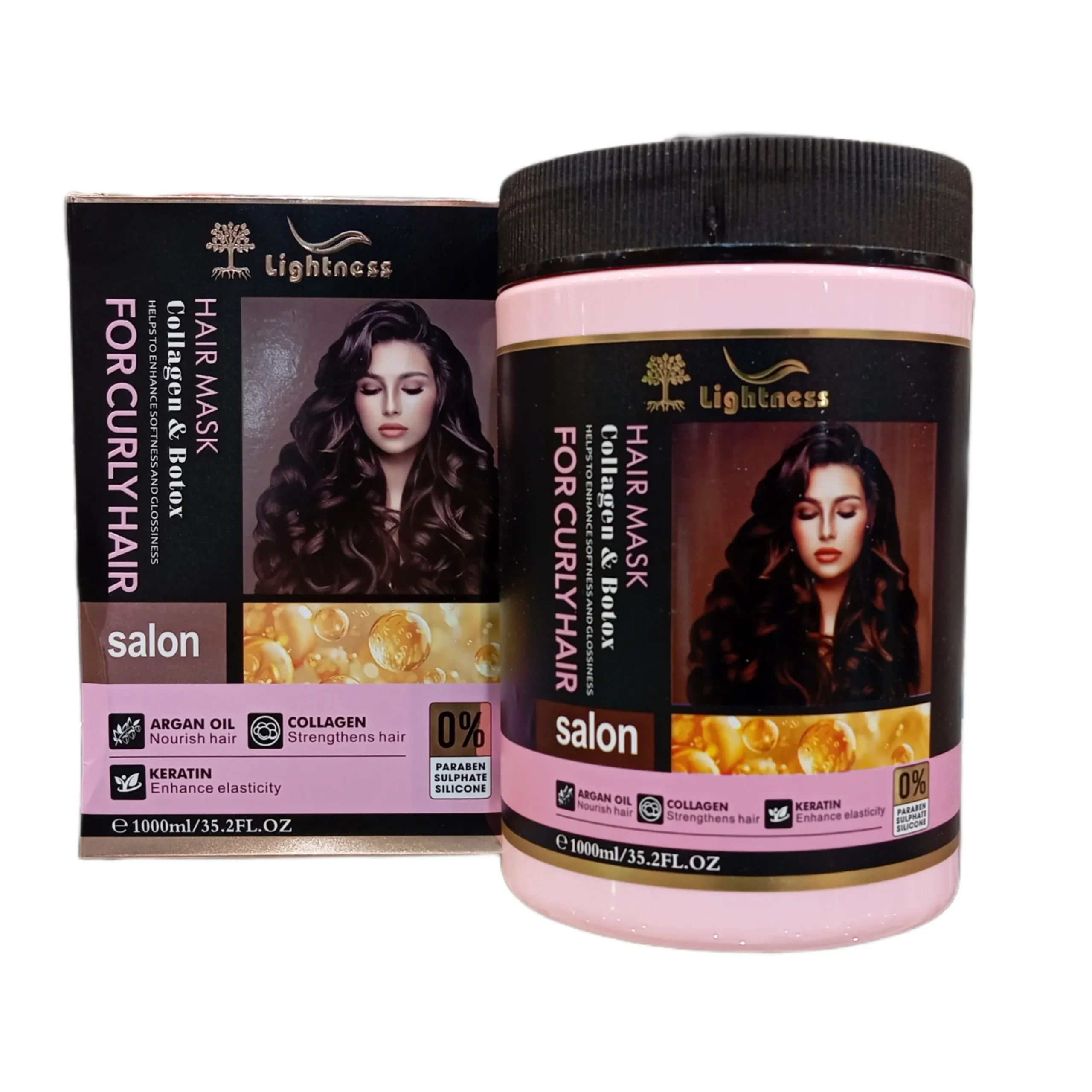 تصویر شامپو و ماسک مخصوص موهای فر Hair maske